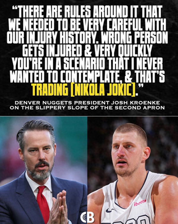 Nuggets President: Will talk to Jokic about a three-year contract renewal of 212 million yuan, and he will be considered under specific conditions